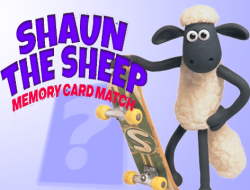 Gioco Shaun The Sheep Memory Card Match