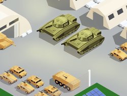 Gioco Parcheggio dell'esercito di carri armati 