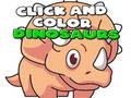 Gioco Click And Color Dinosaurs