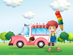 Gioco Camion per bambini da colorare 