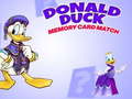 Gioco Donald Duck memory card match