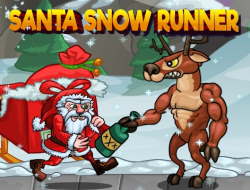Gioco Corridore di neve di Babbo Natale 