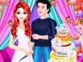 Gioco Mermaid Girl Wedding Cooking Cake