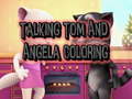 Gioco Talking Tom and Angela Coloring