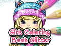Gioco Girls Coloring Book Glitter 