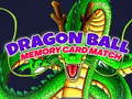 Gioco Dragon Ball memory card match