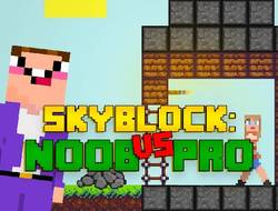 Gioco Noob vs Pro Skyblock.