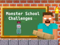 Gioco Sfide della scuola dei mostri .