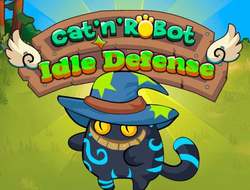 Gioco Cat'n 'Robot Idle Defense