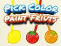 Gioco Pick Color Paint Fruits