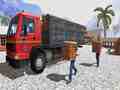 Gioco Asian offroad cargo truck driver