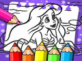 Gioco Ariel The Mermaid Coloring Book
