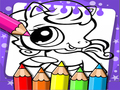 Gioco Littlest Pet Shop Coloring Book