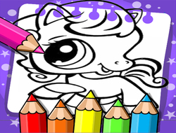 Gioco Libro da colorare del negozio di animali più piccolo 