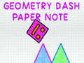 Gioco Geometry Dash Paper Note