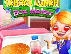 Gioco Creatore di scatole per il pranzo della scuola .