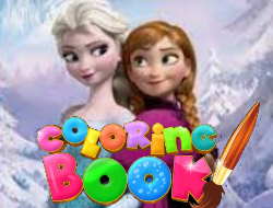 Gioco Libro da colorare per Frozen Elsa .