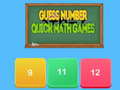 Gioco Guess number Quick math games