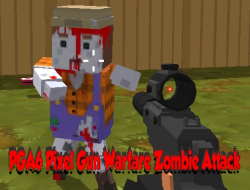 Gioco PGA 6 Pixel Gun Warfare Attacco di zombi 