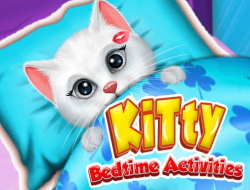Gioco Attività della buonanotte del gattino .