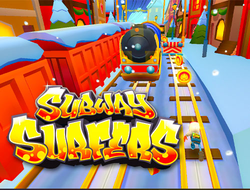 Gioco Surfers della metropolitana: Natale di Subway City.