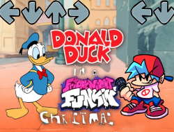 Gioco Donald Duck Friday in a Night Funkin Christmas.