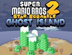 Gioco Super Mario Bros Star Scramble 2 Isola fantasma .