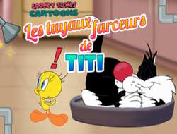 Gioco Cartoni animati di Looney Tunes Les Tuyaux Farceurs de Titi.