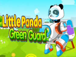Gioco Piccola guardia verde panda 