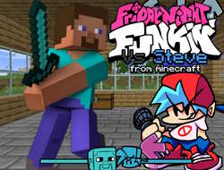 Gioco Friday Night Funkin' VS Steve di Minecraft 