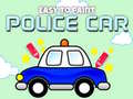 Gioco Easy to Paint Police Car