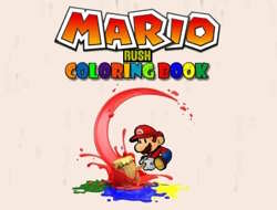 Gioco Libro da colorare di Mario Rush .
