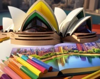Gioco Libro da colorare: Opera di Sydney 