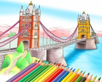 Gioco Libro da colorare: London Bridge 