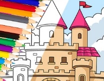 Gioco Libro da colorare: Castello 