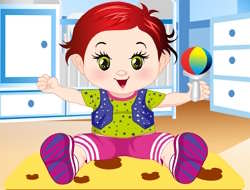 Gioco Bambino carino vestire .