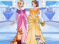 Gioco Elsa & Anna's Icy Dress Up