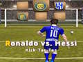 Gioco Messi vs Ronaldo Kick Tac Toe