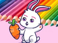 Gioco Coloring Book: Rabbit Pull Up Carrot