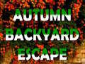Gioco Autumn Backyard Escape 