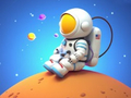 Gioco Coloring Book: Spaceman Sitting