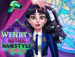Gioco La sfida dell'acconciatura gotica di Wendy .