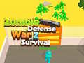 Gioco Zombie defense War Z Survival 