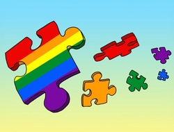 Gioco Lgbt Jigsaw Puzzle: trova le bandiere Lgbt 