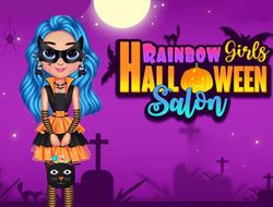 Gioco Salone di Halloween per ragazze arcobaleno 