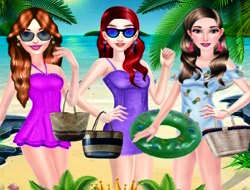 Gioco Costume da bagno da spiaggia per ragazze alla moda 