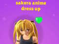 Gioco Sakora Anime Dress Up