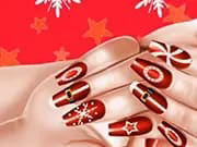Gioco Salone per unghie alla moda natalizia 2 .