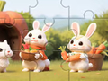 Gioco Jigsaw Puzzle: Rabbits With Carrots