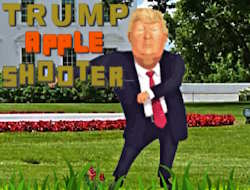 Gioco Sparatutto alle mele di Trump .
